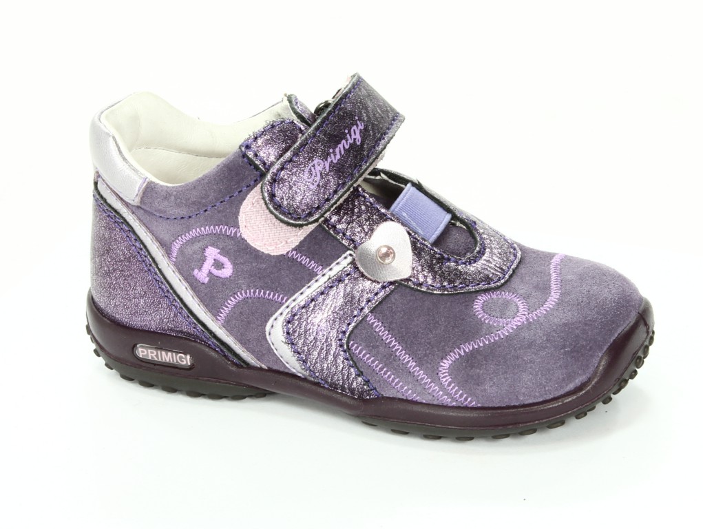 Primigi Półbuty Dziecięce 39723-00 Bang Su.Velina.Metal/Viol