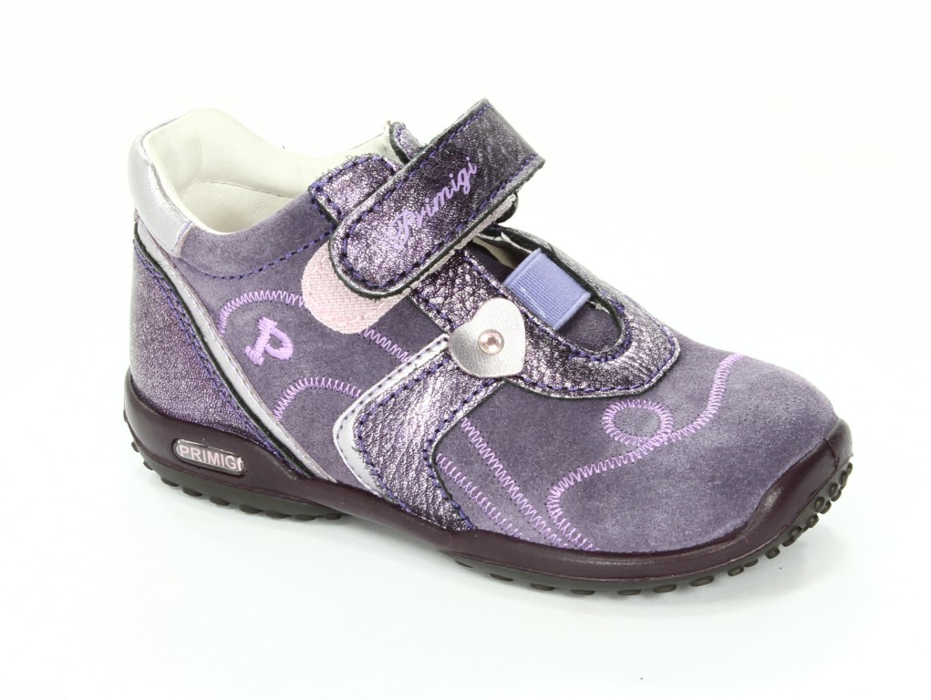 Primigi Półbuty Dziecięce 39723-00 Bang Su.Velina.Metal/Viol
