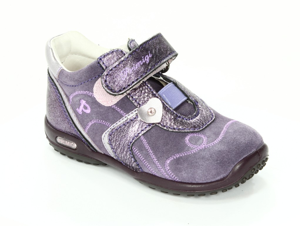 Primigi Półbuty Dziecięce 39723-00 Bang Su.Velina.Metal/Viol