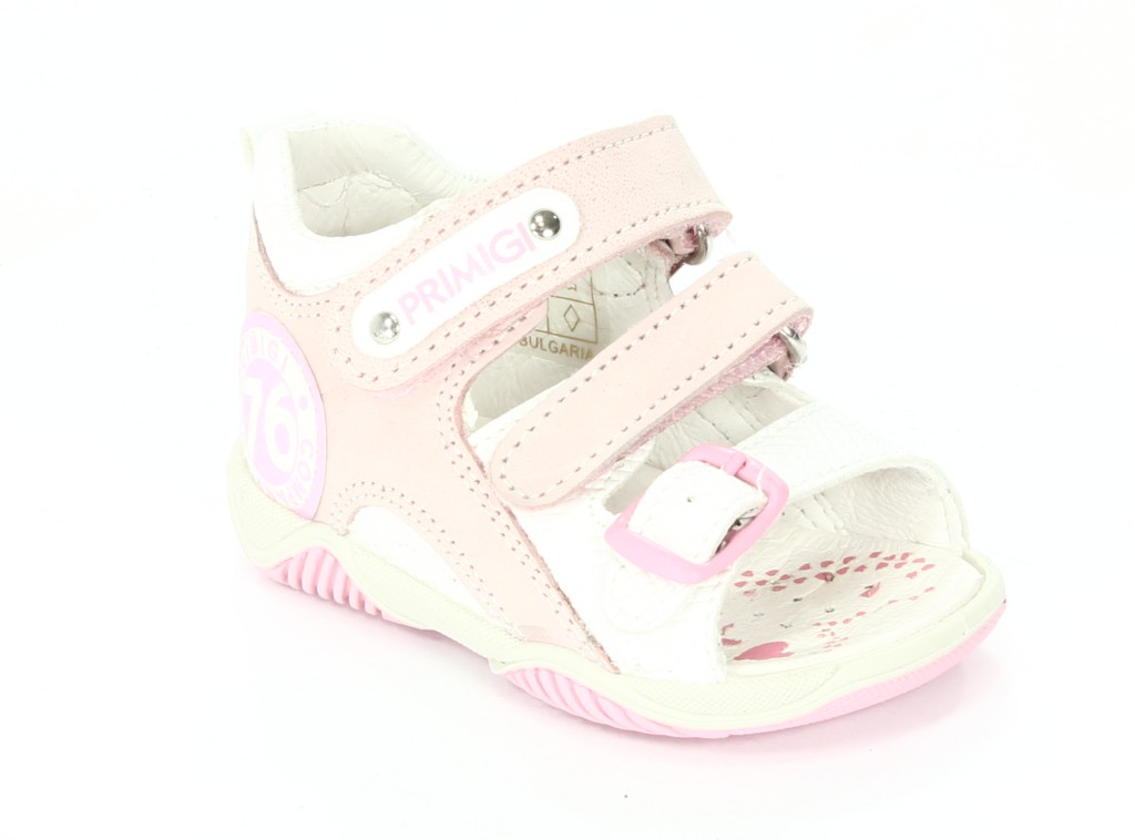 Primigi Sandały Dziecięce 69762-00 Pole Nabuk/Si.Nappa/Rosa