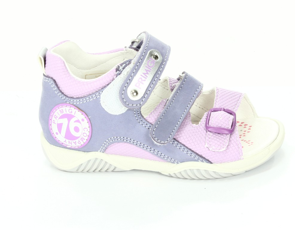 Primigi Sandały Dziecięce 69761-00 Pole Nabuk/Si.Nappa/Viole