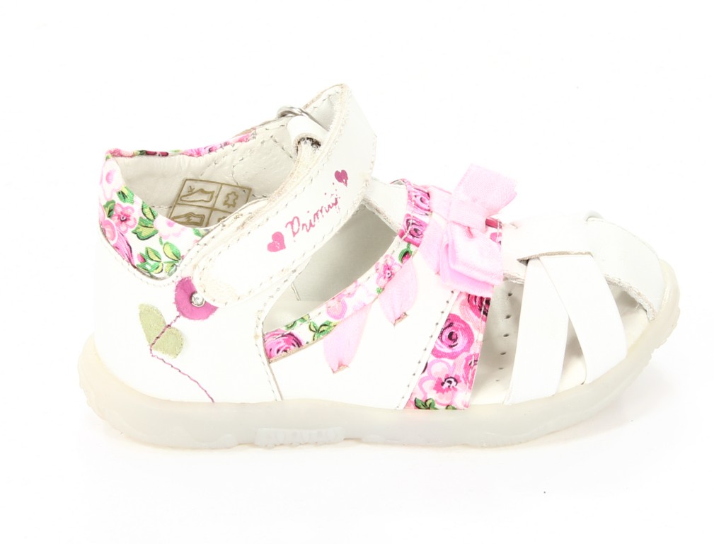 Primigi Sandały Dziecięce 60653-00 Quint Nappa/T.Rose/Bianco