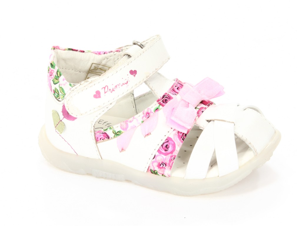 Primigi Sandały Dziecięce 60653-00 Quint Nappa/T.Rose/Bianco