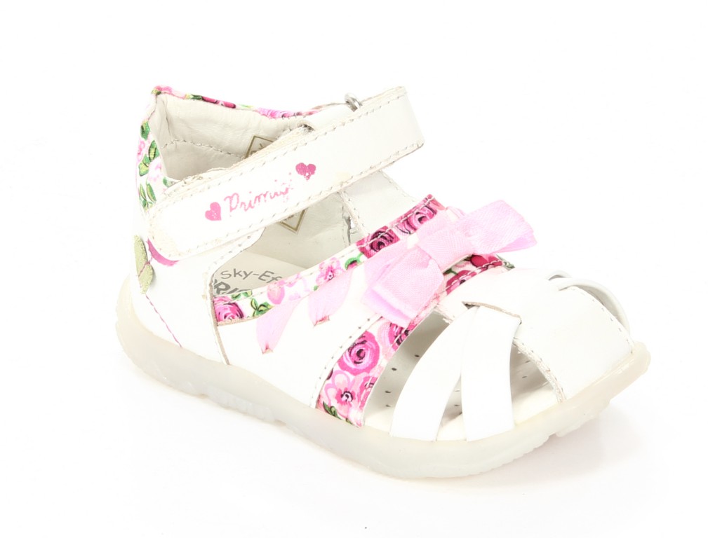 Primigi Sandały Dziecięce 60653-00 Quint Nappa/T.Rose/Bianco