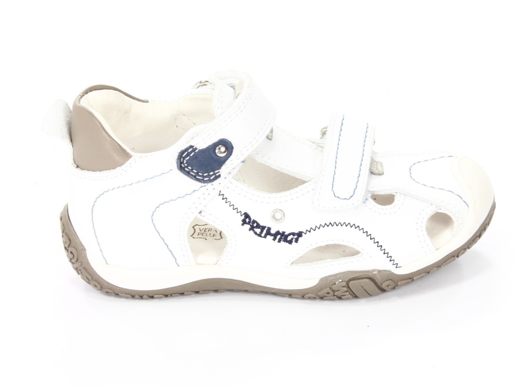 Primigi Sandały Dziecięce 40300-00 Guli Nappa/Nabuk/Bianco/Oss