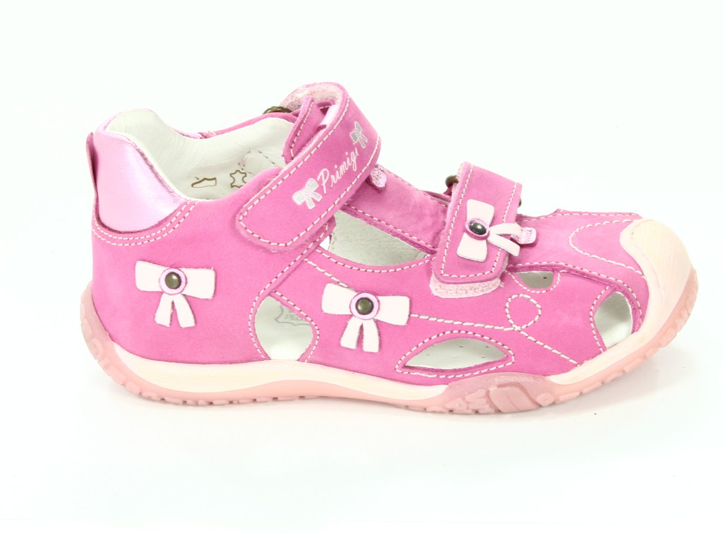 Primigi Sandały Dziecięce 40348-77 Tania Nabuk/Vit.Lamin/Fuxia