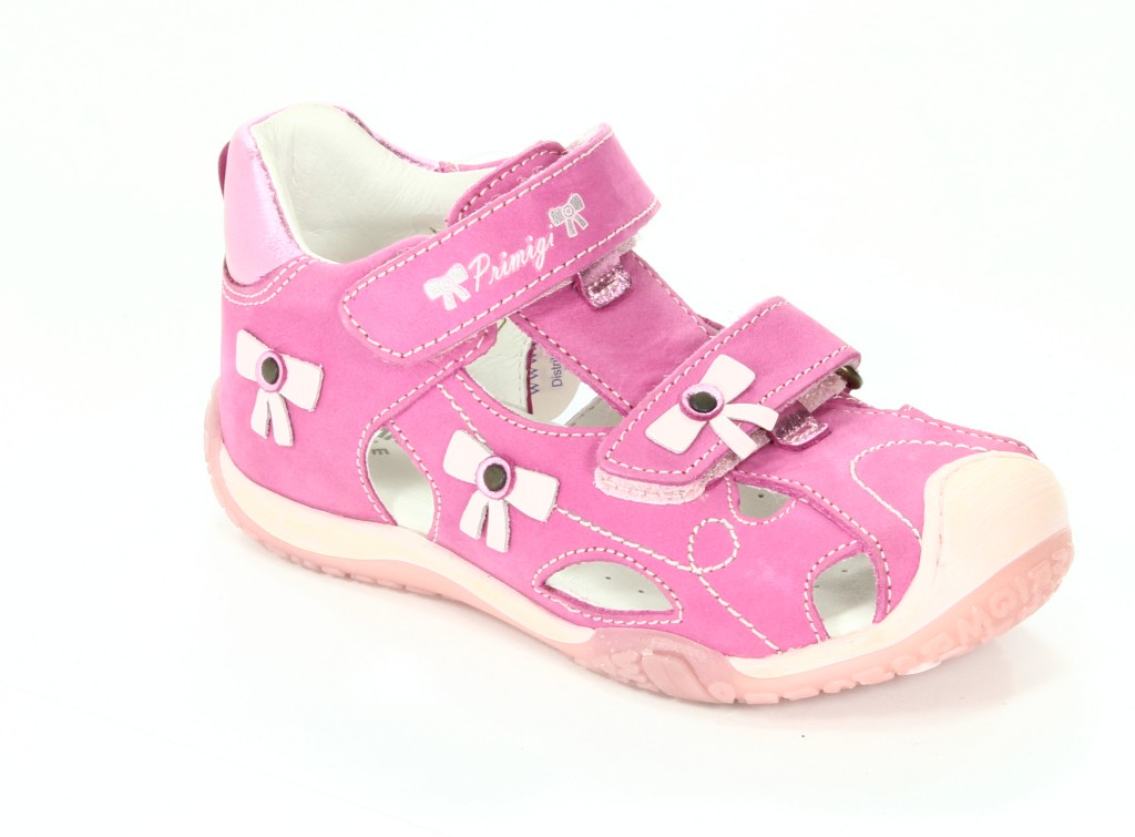 Primigi Sandały Dziecięce 40348-77 Tania Nabuk/Vit.Lamin/Fuxia