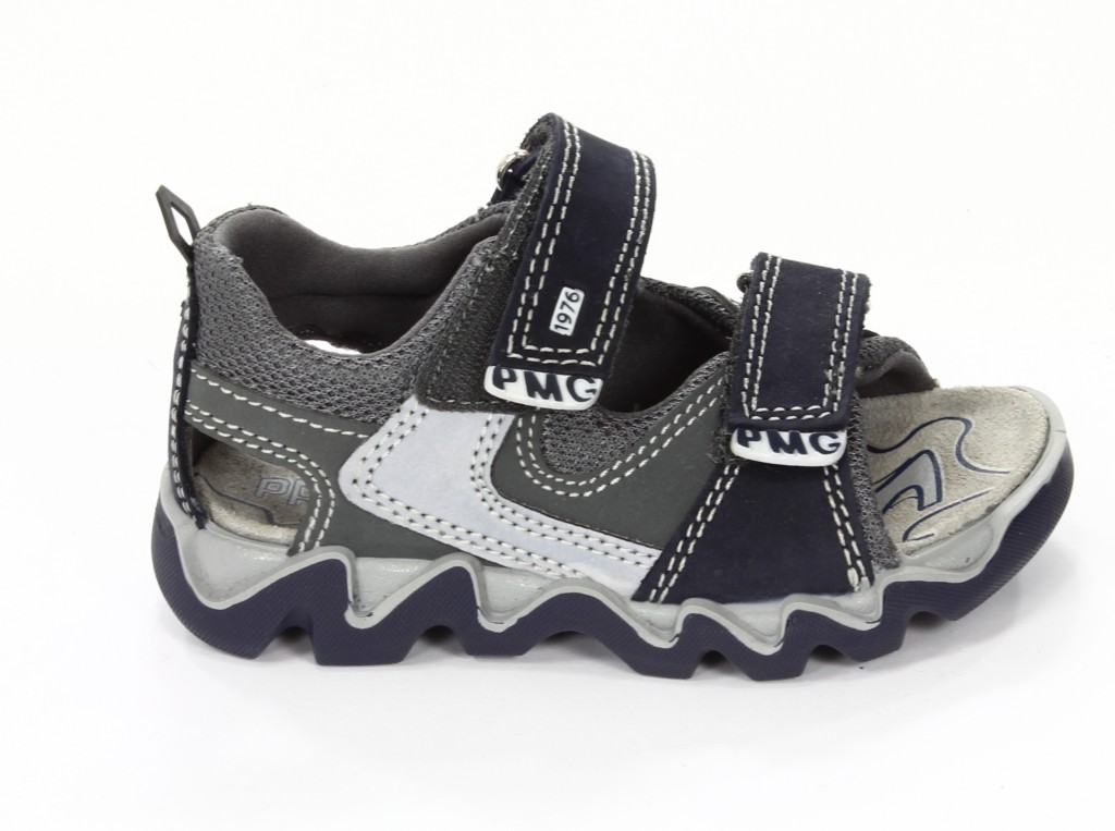 Primigi Sandały Dziecięce 69440-00 Balde Nabuk Sch/Rete/Blu/G