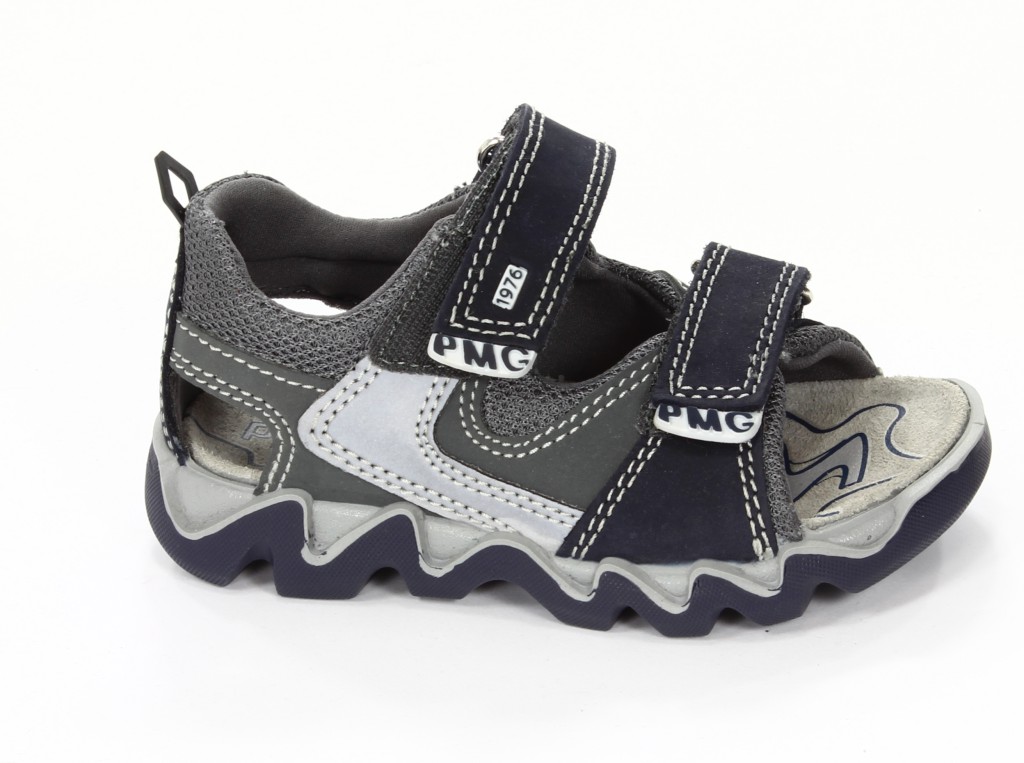 Primigi Sandały Dziecięce 69440-00 Balde Nabuk Sch/Rete/Blu/G