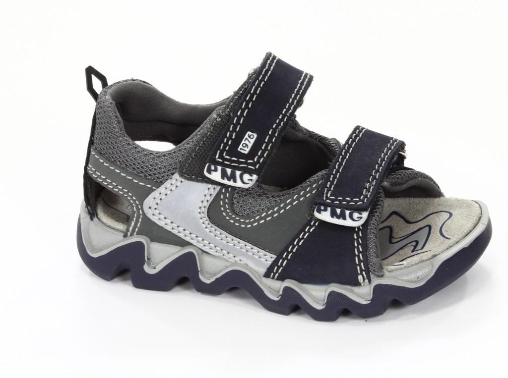 Primigi Sandały Dziecięce 69440-00 Balde Nabuk Sch/Rete/Blu/G