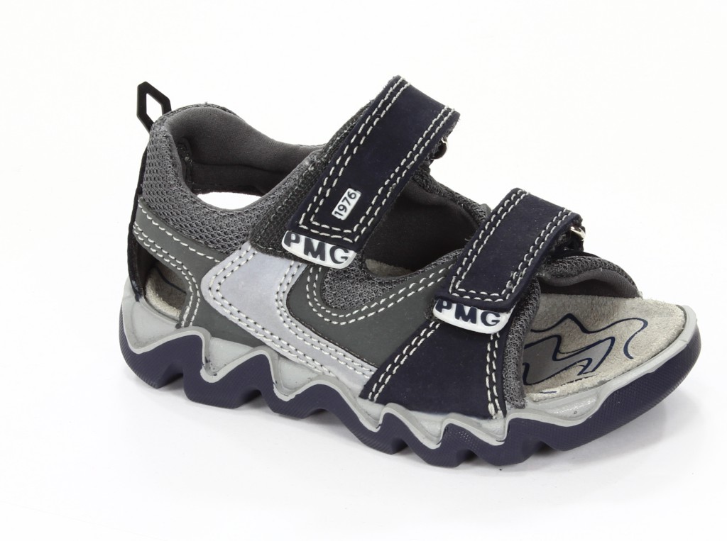 Primigi Sandały Dziecięce 69440-00 Balde Nabuk Sch/Rete/Blu/G