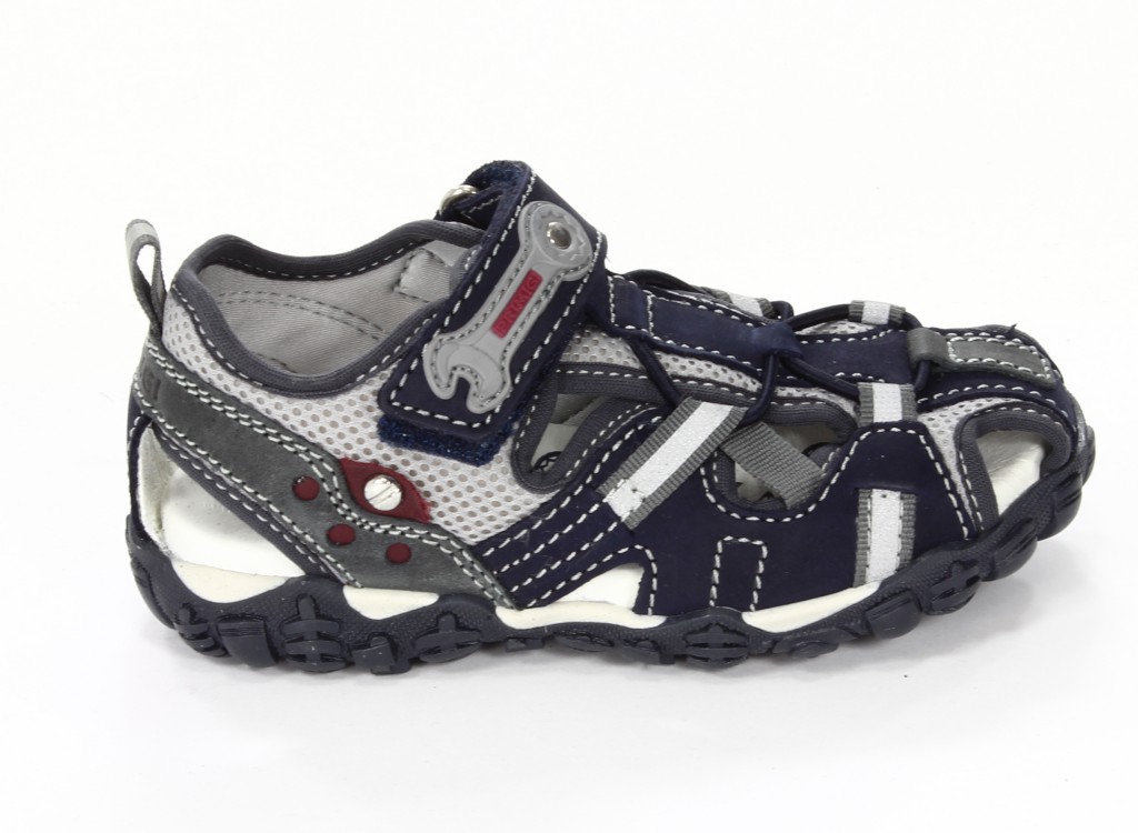 Primigi Sandały Dzieciece 62132-00 Gasto Nabuk/Rete/Navy-Vino
