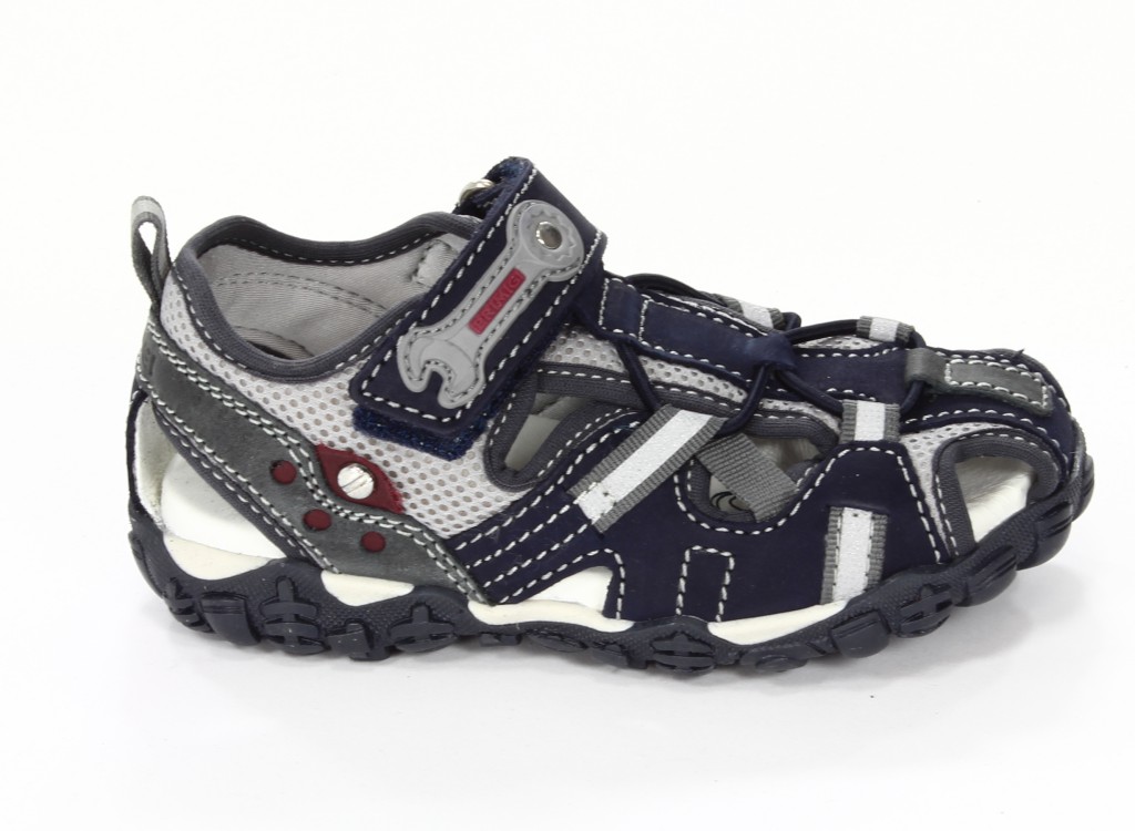 Primigi Sandały Dzieciece 62132-00 Gasto Nabuk/Rete/Navy-Vino
