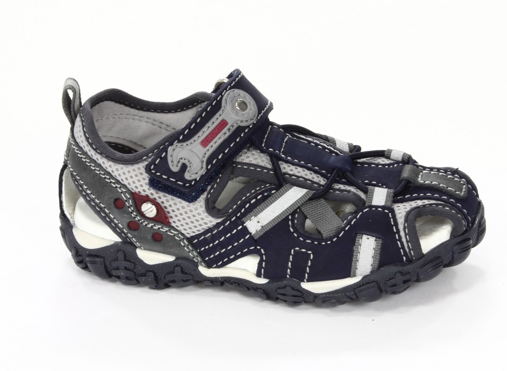 Primigi Sandały Dzieciece 62132-00 Gasto Nabuk/Rete/Navy-Vino