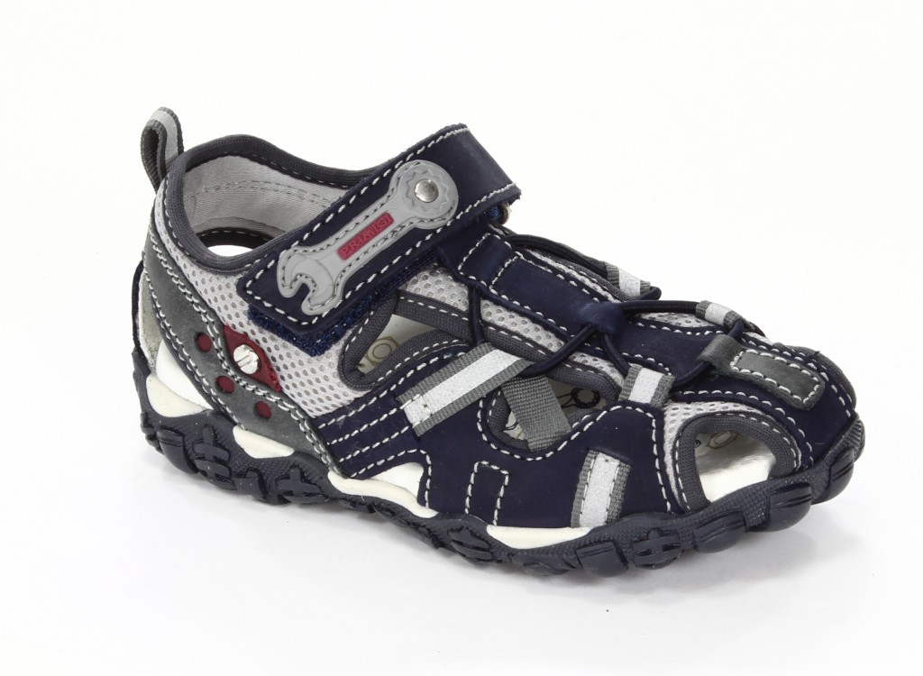 Primigi Sandały Dzieciece 62132-00 Gasto Nabuk/Rete/Navy-Vino