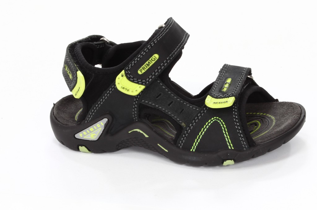 Primigi Sandały Dziecięce 87741-00 Leo Nab.Sch/tess./Nero/N r.27-30