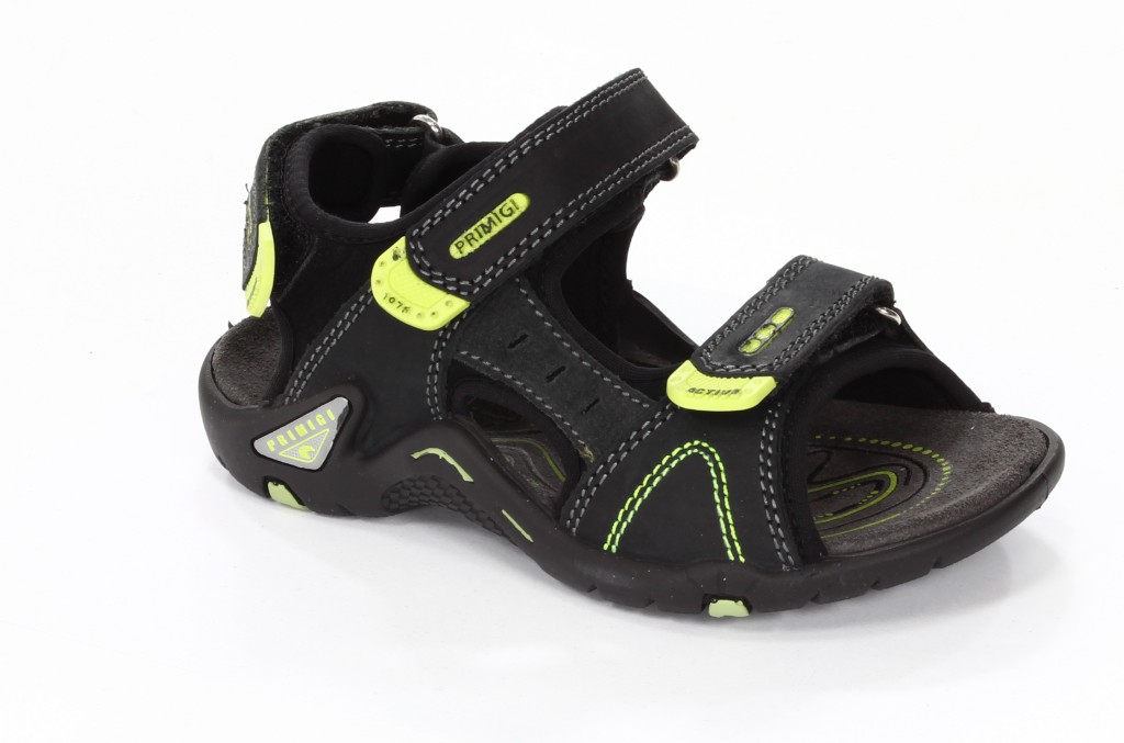 Primigi Sandały Dziecięce 87741-00 Leo Nab.Sch/tess./Nero/N r.27-30