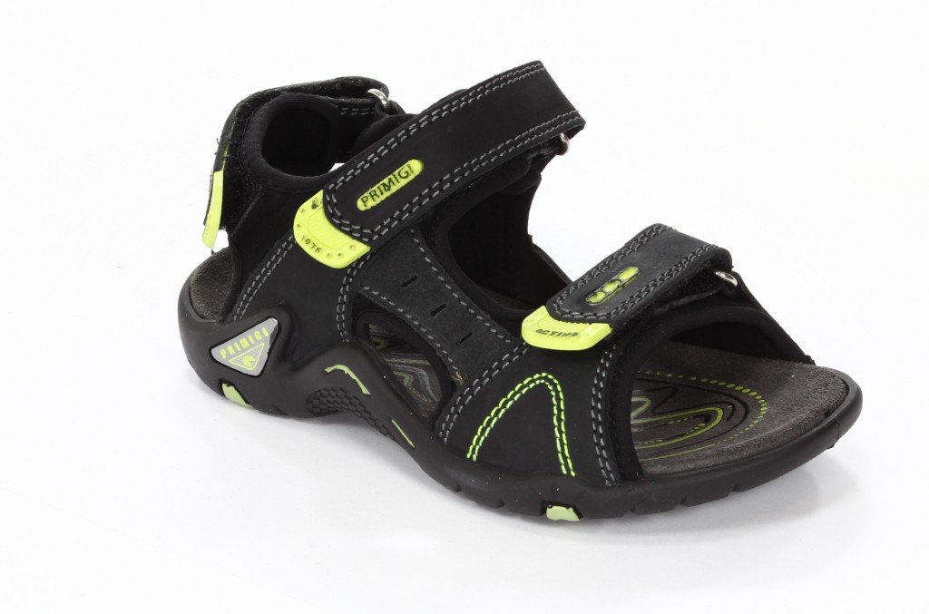 Primigi Sandały Dziecięce 87741-00 Leo Nab.Sch/tess./Nero/N r.27-30