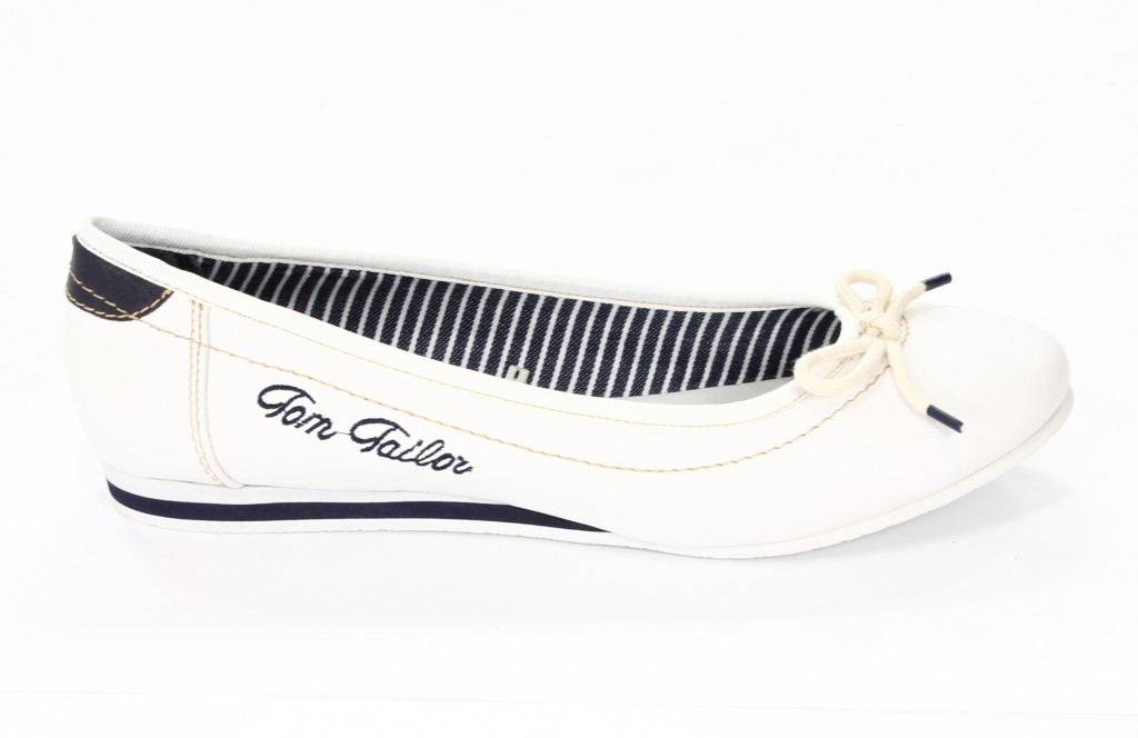 Tom Tailor Baleriny Damskie 0617100 050 029 White 