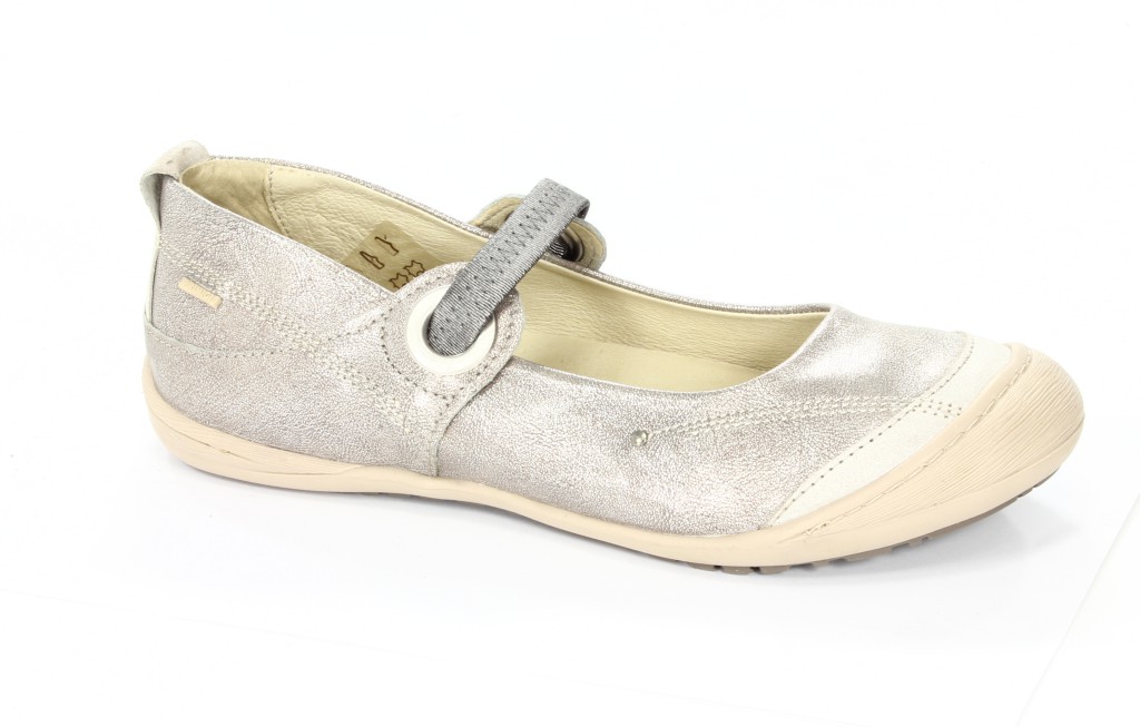 Primigi Baleriny Dziecięce 21255-77 Guia Na.Met/Sue.Cera/Beige