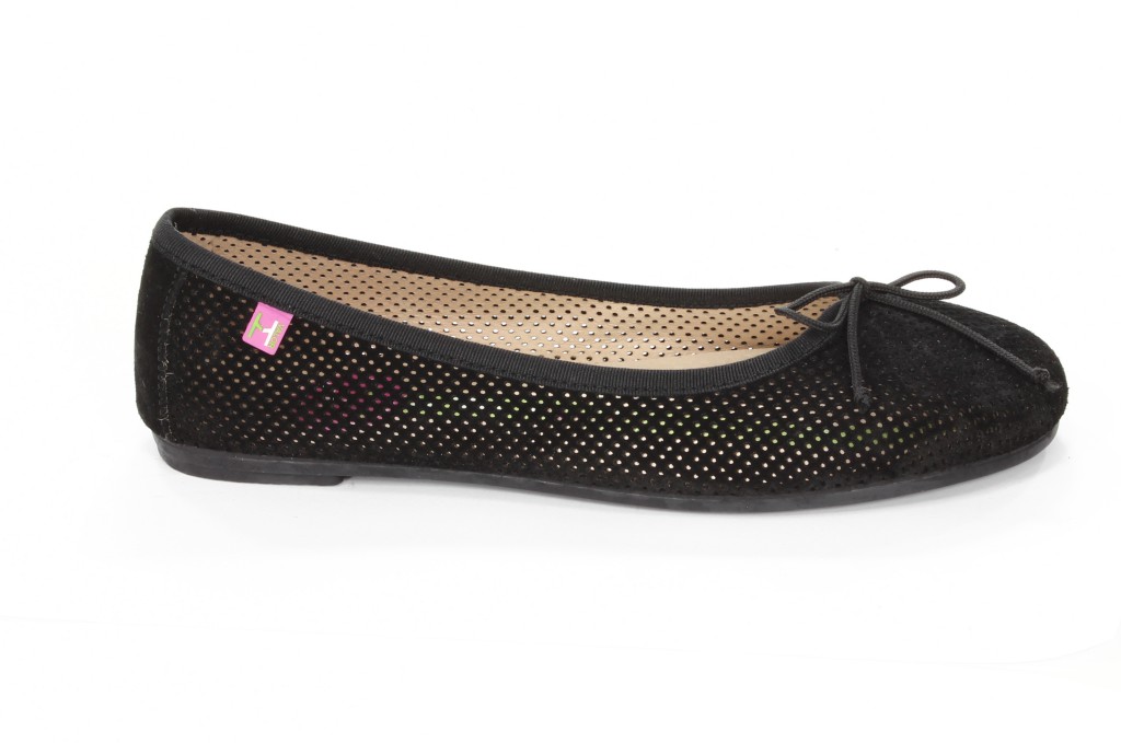 Hispanitas Baleriny Damskie HV37737 Crosta-V3 Negro 
