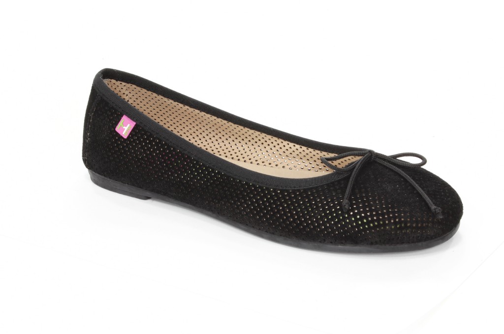 Hispanitas Baleriny Damskie HV37737 Crosta-V3 Negro 