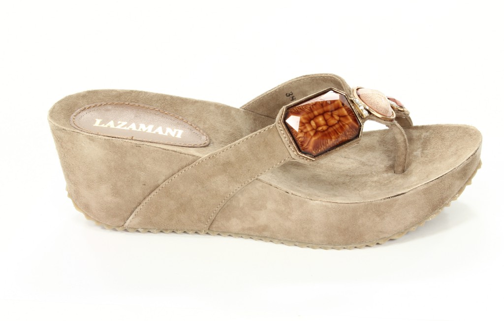 Lazamani Klapki Damskie 75,216 Taupe 