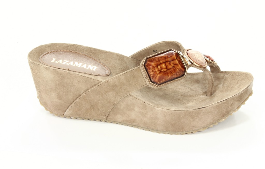 Lazamani Klapki Damskie 75,216 Taupe 