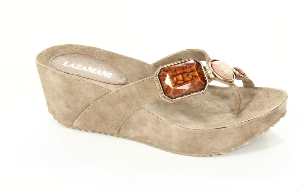 Lazamani Klapki Damskie 75,216 Taupe 