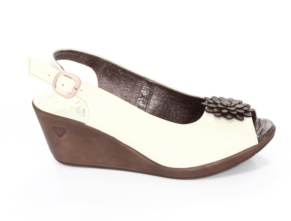 Karino Sandały Damskie 0698/068-P Ecru 