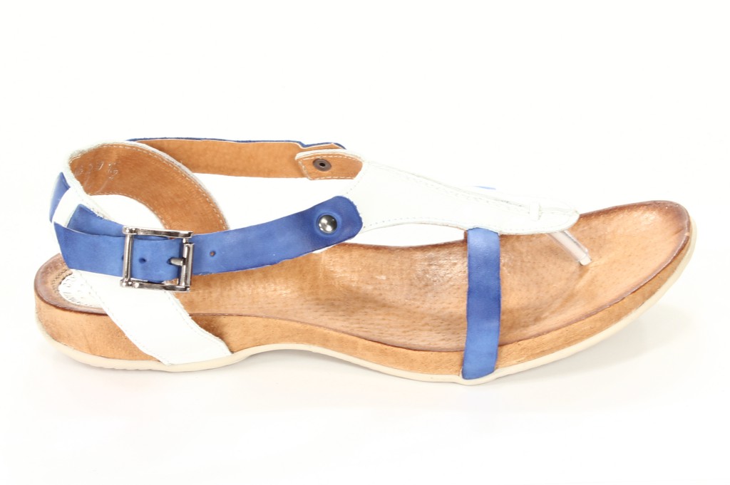 Carinii Sandały Damskie B1415 Mano White/Blue 