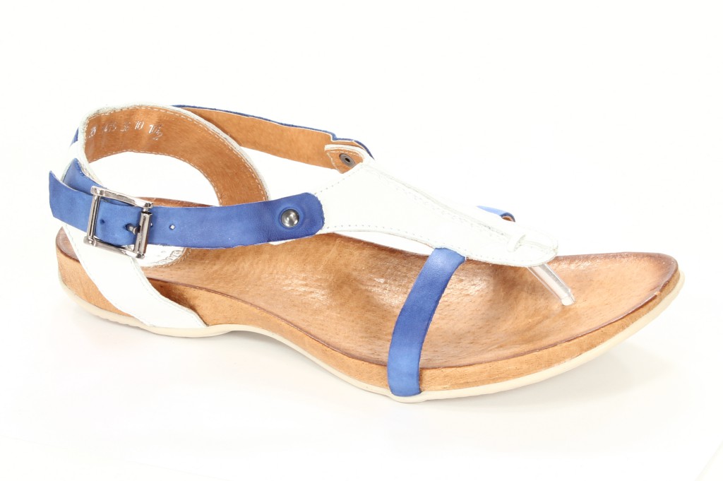 Carinii Sandały Damskie B1415 Mano White/Blue 
