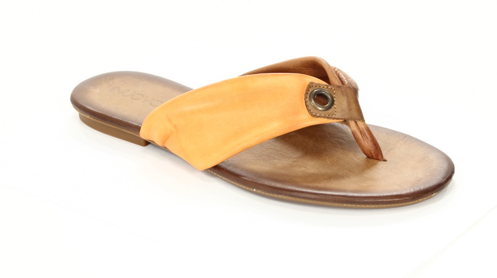 Inuovo Klapki Damskie OP1829 Coconut-Orange