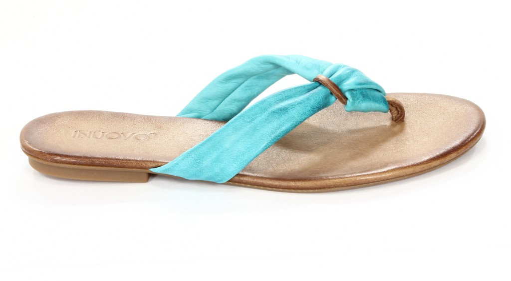 Inuovo Klapki Damskie OP1841 Turquoise