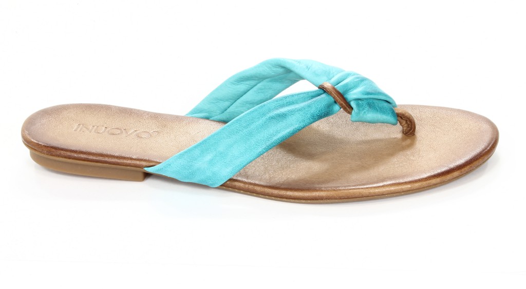 Inuovo Klapki Damskie OP1841 Turquoise
