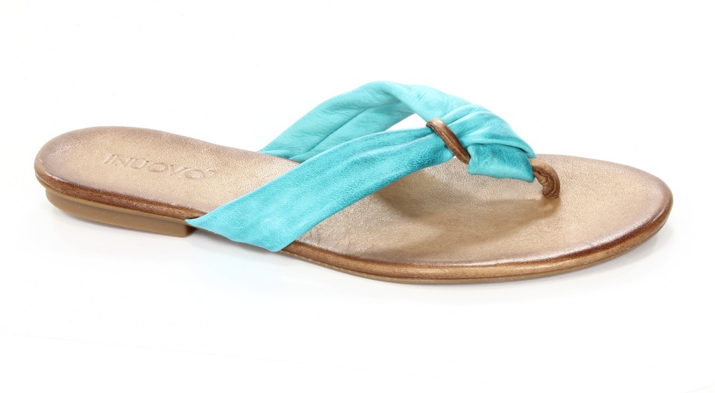 Inuovo Klapki Damskie OP1841 Turquoise