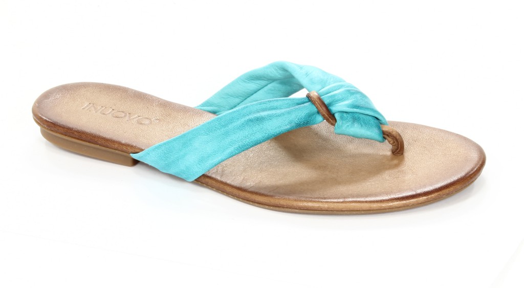 Inuovo Klapki Damskie OP1841 Turquoise
