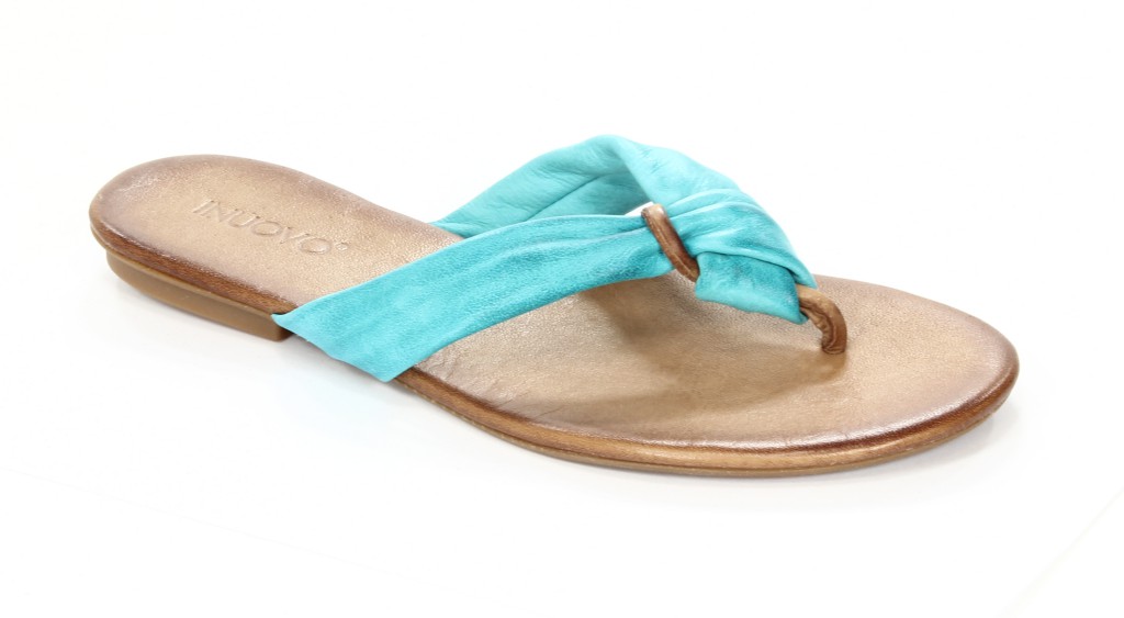 Inuovo Klapki Damskie OP1841 Turquoise