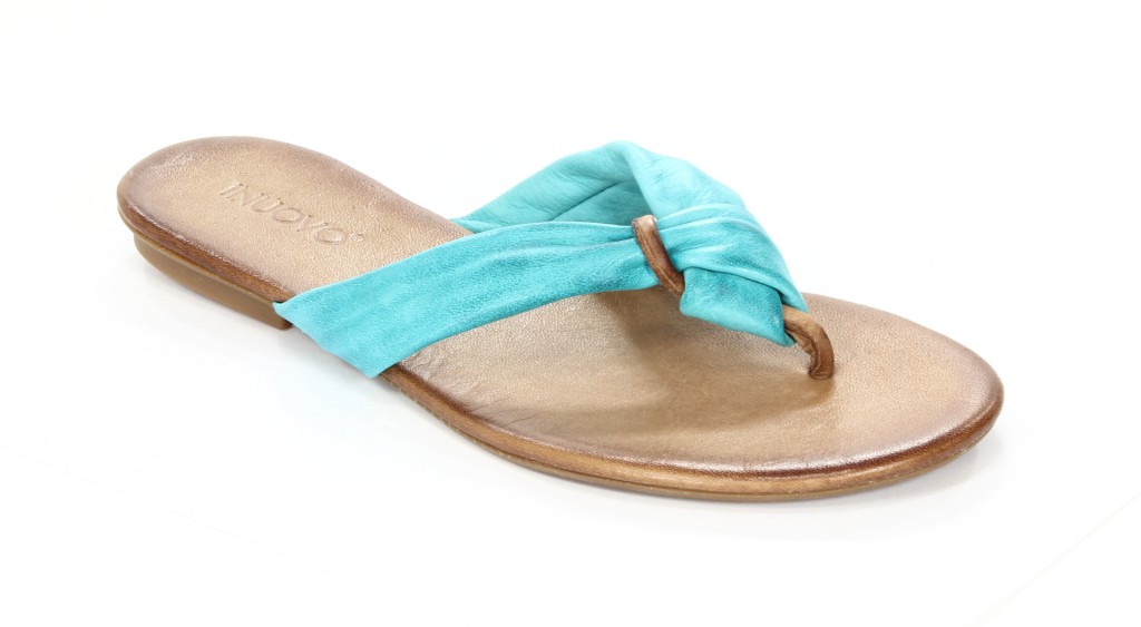 Inuovo Klapki Damskie OP1841 Turquoise