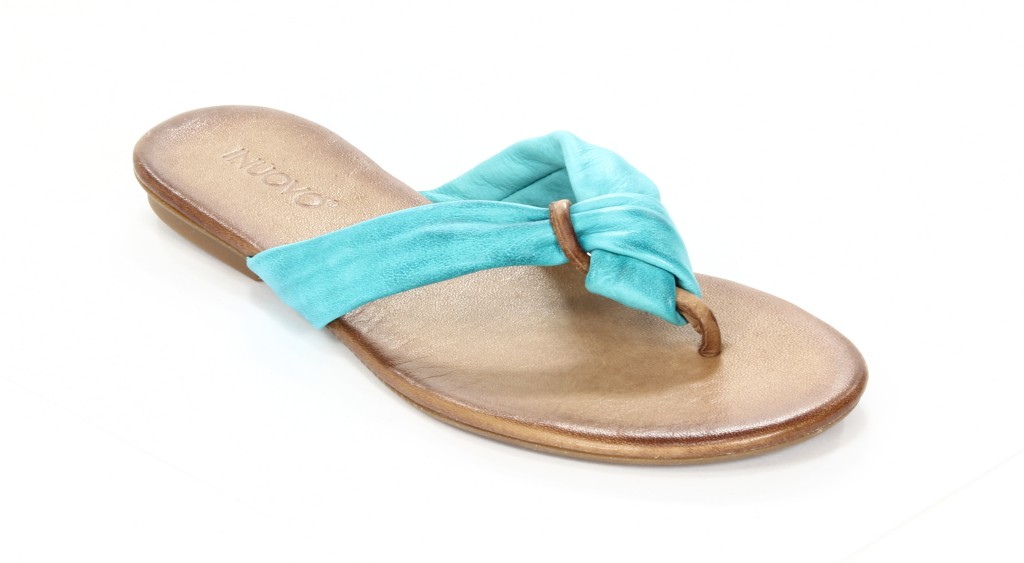 Inuovo Klapki Damskie OP1841 Turquoise