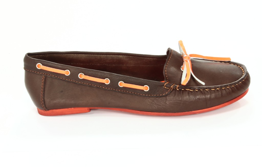 Inuovo Lordsy Damskie SM1800 Marrone-Orange Neon