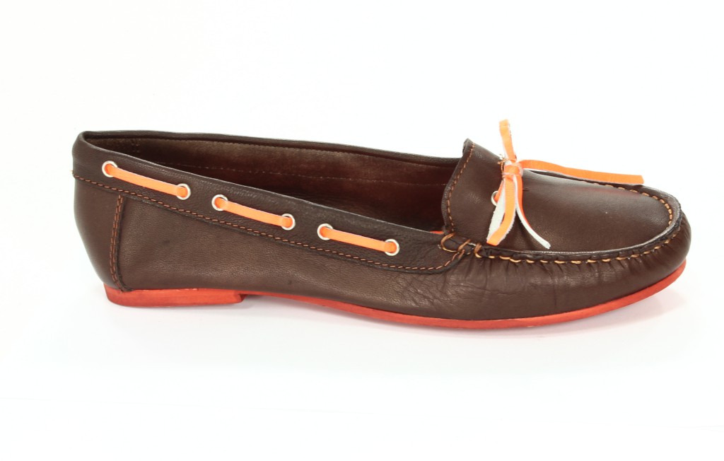 Inuovo Lordsy Damskie SM1800 Marrone-Orange Neon