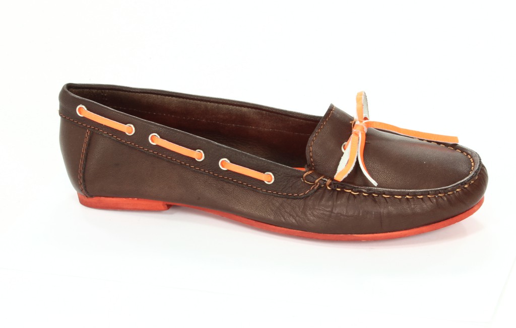 Inuovo Lordsy Damskie SM1800 Marrone-Orange Neon