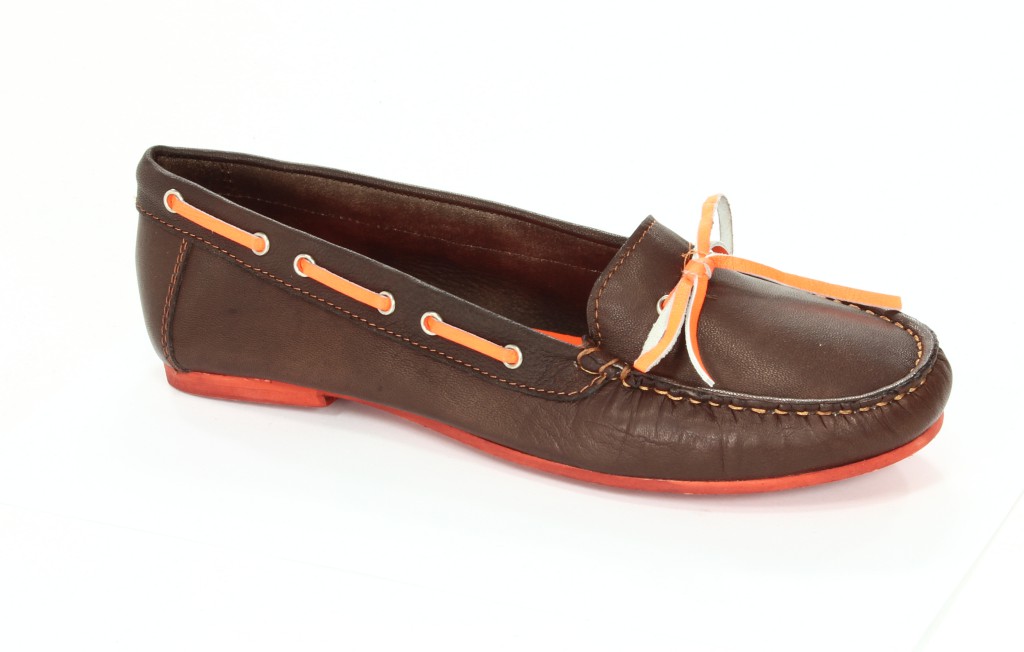 Inuovo Lordsy Damskie SM1800 Marrone-Orange Neon
