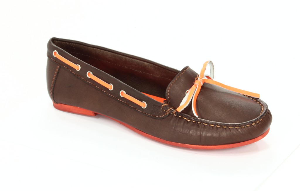 Inuovo Lordsy Damskie SM1800 Marrone-Orange Neon