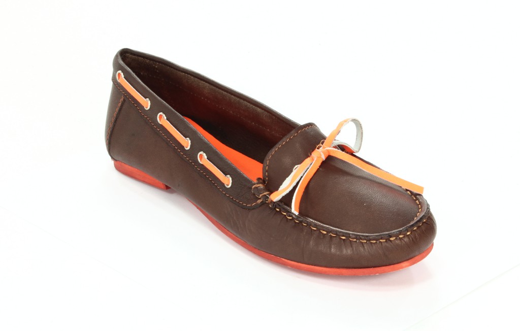 Inuovo Lordsy Damskie SM1800 Marrone-Orange Neon