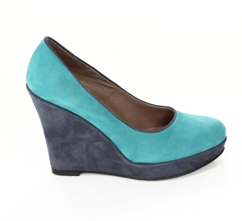Nessi Koturny Damskie 39703 Turkus  9
