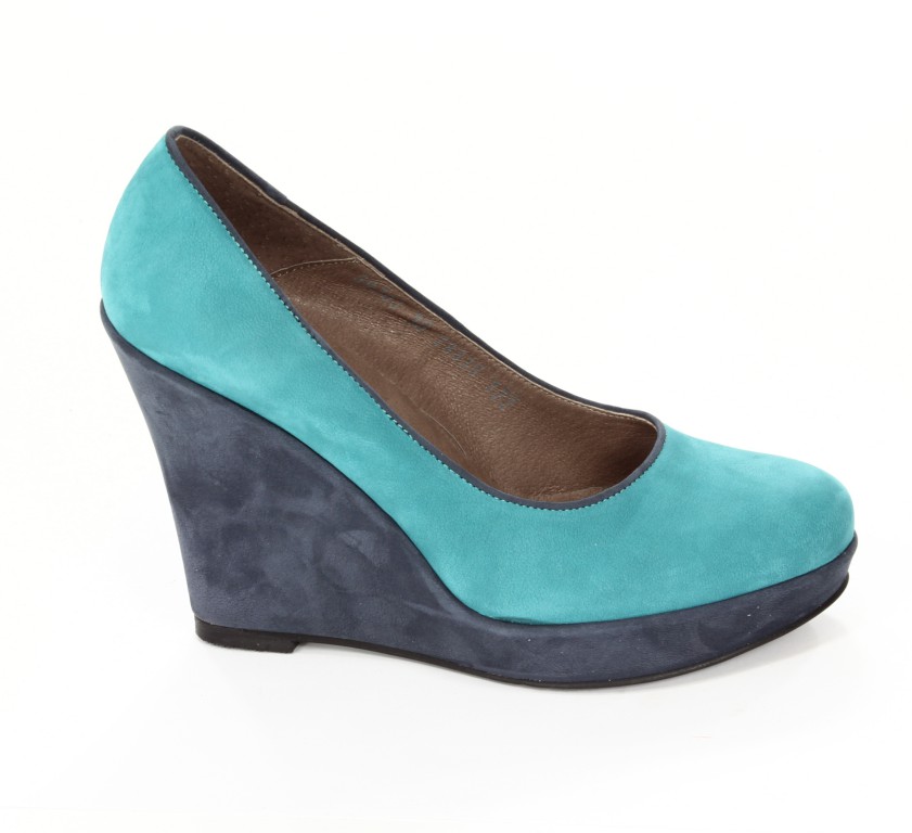 Nessi Koturny Damskie 39703 Turkus  9