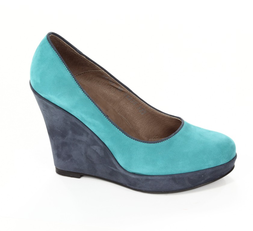 Nessi Koturny Damskie 39703 Turkus  9