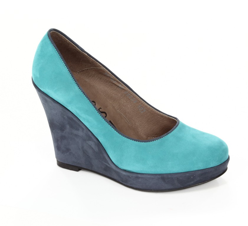 Nessi Koturny Damskie 39703 Turkus  9